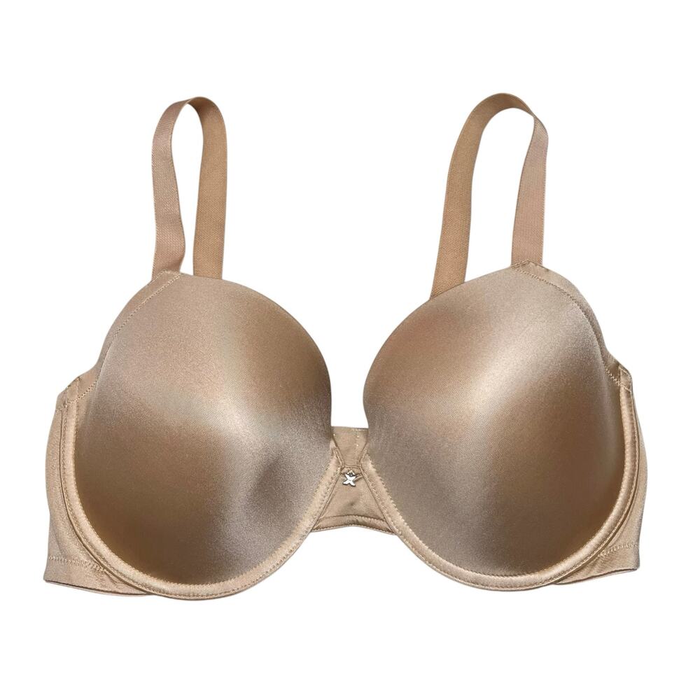 Frederick's of Hollywood Exxtreme Cleavage Full Figure Bra Nude / Latte 34DDD